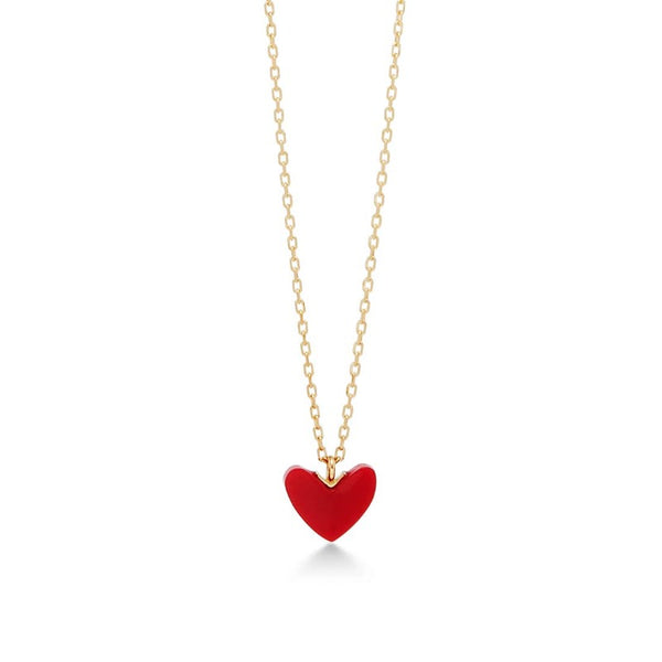 AHKAH Thiran Heart Necklace Red – Osakamachi