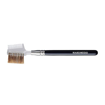 HAKUHODO J029 Brow Comb Brush Transparent